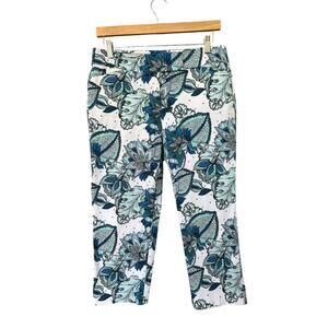 Ann Taylor Women's Signature Floral Capri Pants Size 6